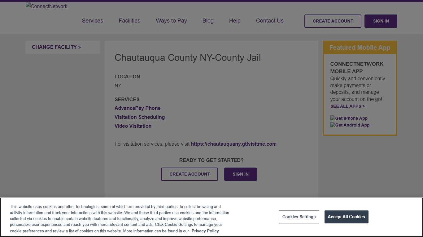 Chautauqua County NY-County Jail ConnectNetwork